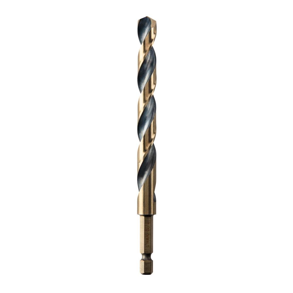 DEWALT 13/32″ BLACK & GOLD Impact Ready METAL DRILL BIT - Ascmtools