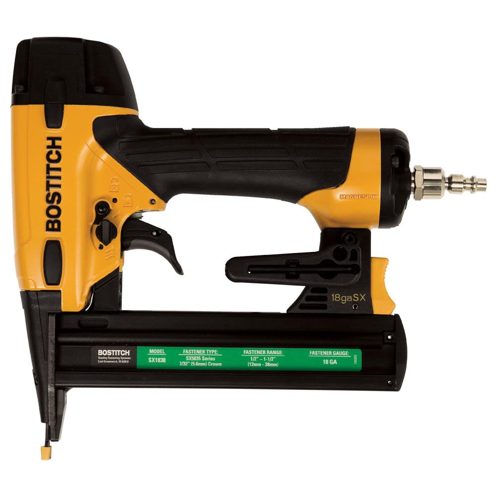 Bostitch 1-1/2 In. 18 GA Narrow Crown Finish Stapler - Ascmtools