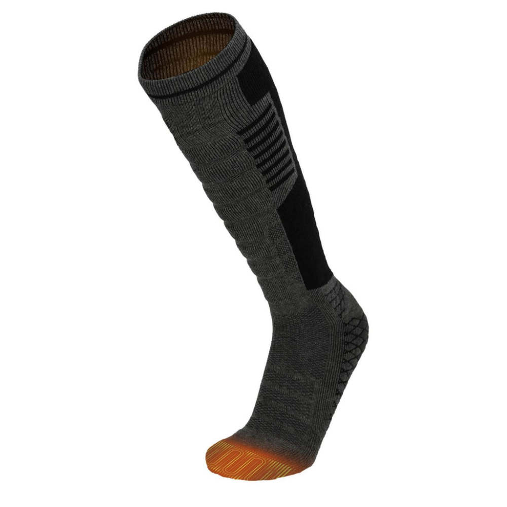 Mobile Warming 3.7V Unisex Thermal 2.0 Heated Sock Gray Large - Ascmtools