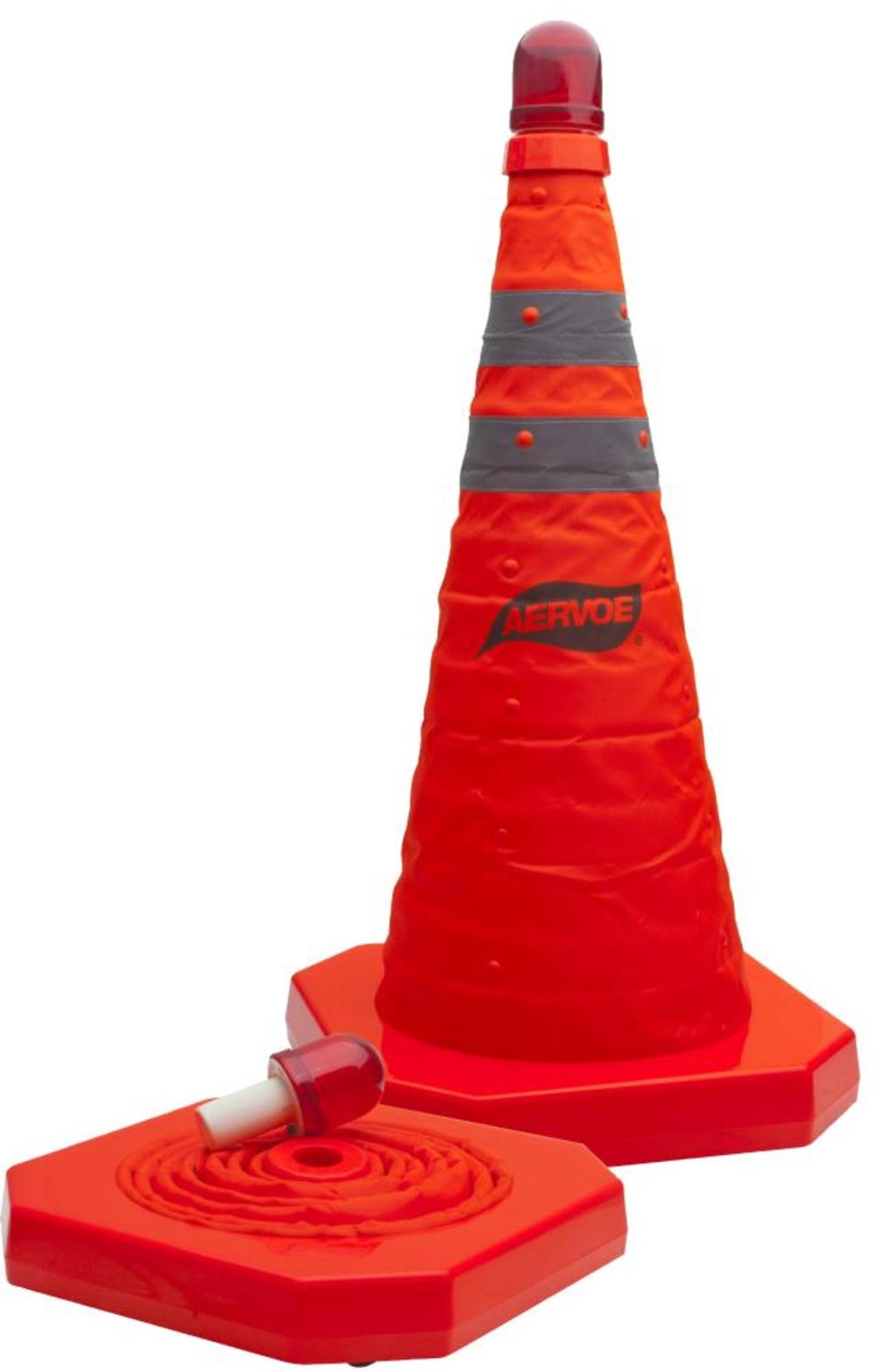 Aervoe Traffic Safety Cone Collapsible 18 In. Orange - Ascmtools