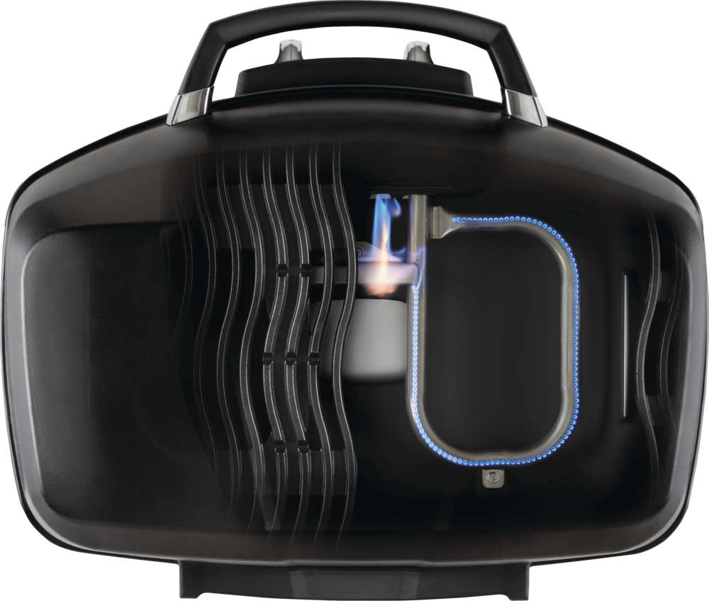 Napoleon TravelQ PRO285X Portable Propane Gas Grill with Scissor Cart Black - Ascmtools