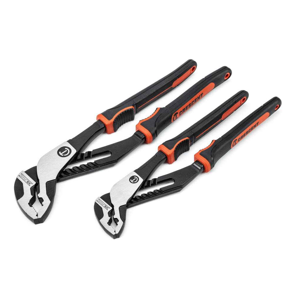 Crescent 2 Pc Z2 V-Jaw Tongue and Groove Pliers with K9 Jaws Set - Ascmtools