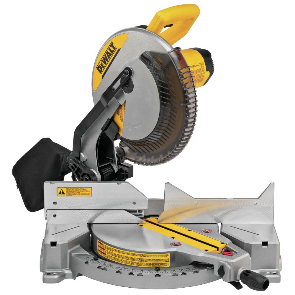 DEWALT 12-in 15-Amp Single Bevel Compound Miter Saw - Ascmtools