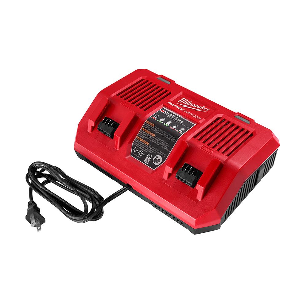 Milwaukee M18 Dual Bay Simultaneous Rapid Charger - Ascmtools
