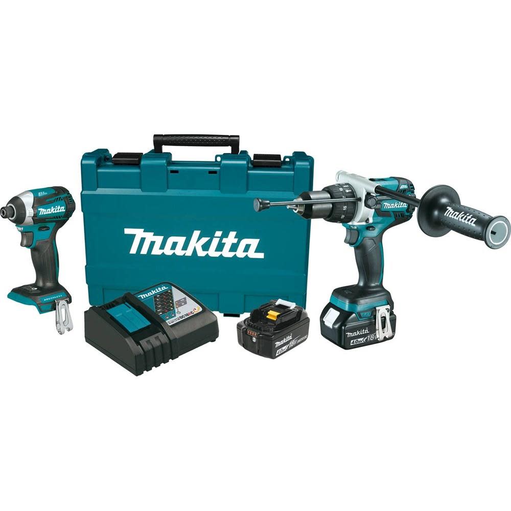 Makita 18V LXT 2 Tool Combo Kit Hammer Drill/ Impact Driver - Ascmtools