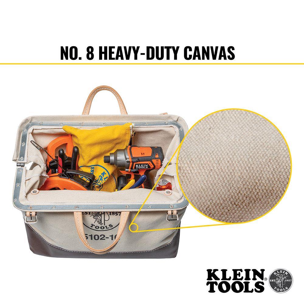 Klein Tools 16″ Canvas Tool Bag - Ascmtools