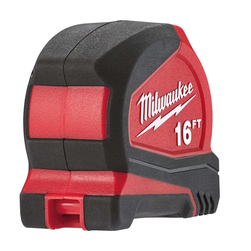 Milwaukee 16 ft. Compact Tape Measure - Ascmtools