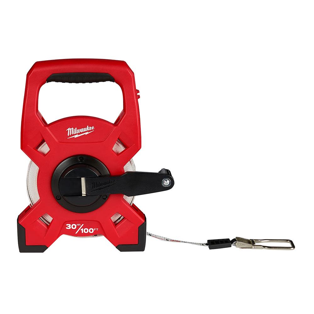Milwaukee 30m/100′ Fiberglass Open Reel Long Tape - Ascmtools