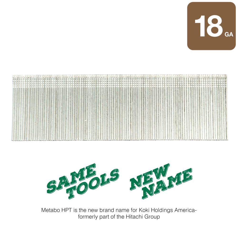 Metabo HPT Brad Finish Nails 1 1/4″ 18 Gauge 5000pc - Ascmtools