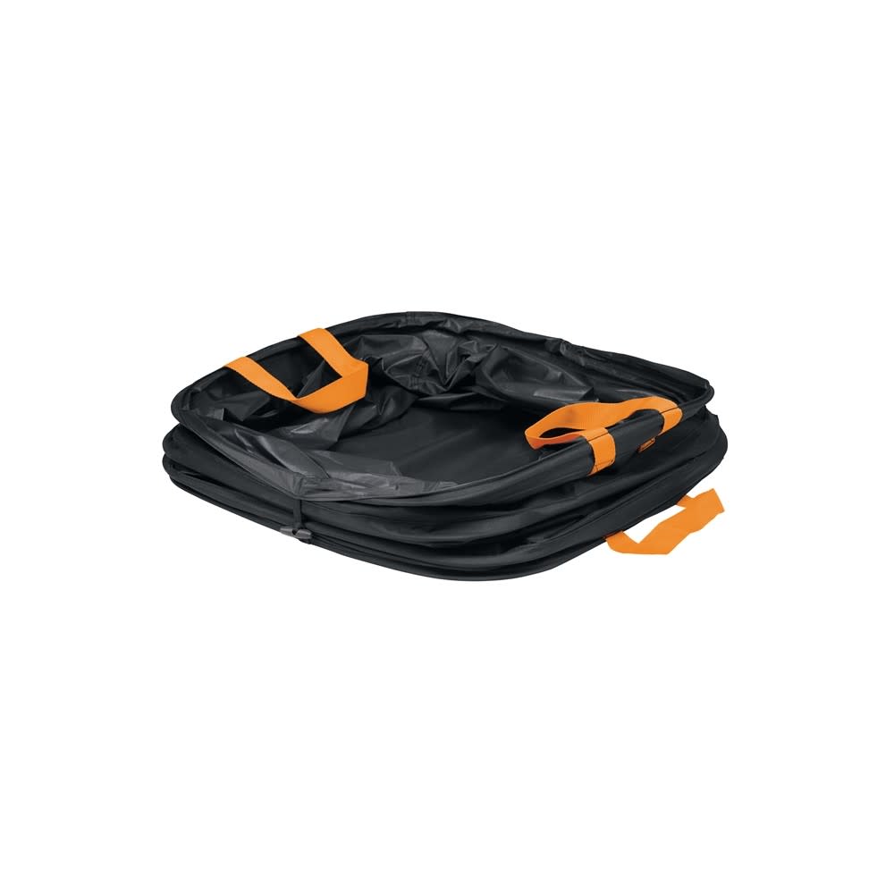 Fiskars 46 Gallon Black Square Collapsible Garden Bag - Ascmtools