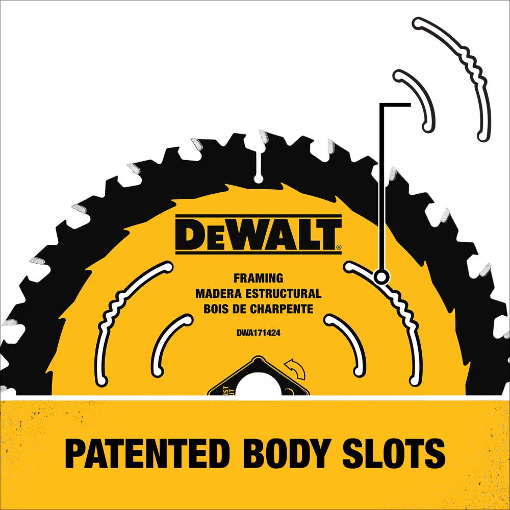 DEWALT 7-1/4-in 24T Saw Blades with ToughTrack tooth design 3 pk - Ascmtools
