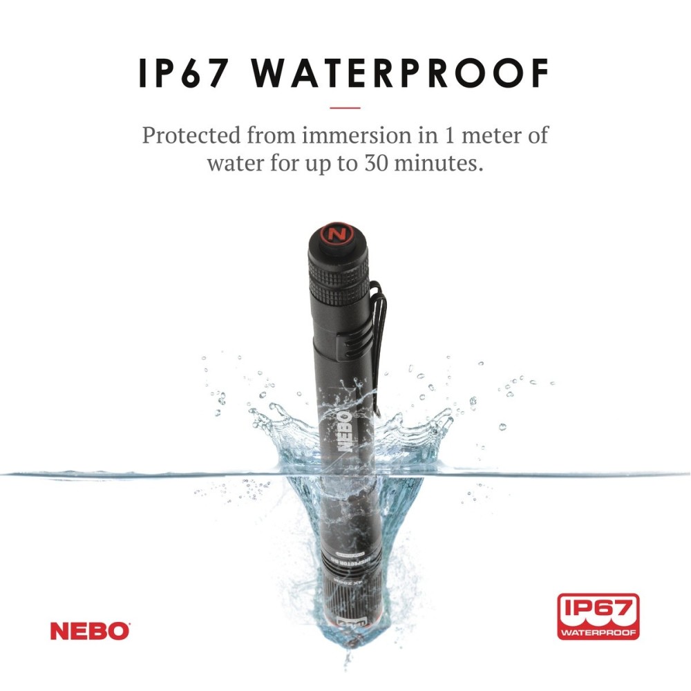 Nebo INSPECTOR RC Penlight 360 Lumens Black Rechargeable LED - Ascmtools