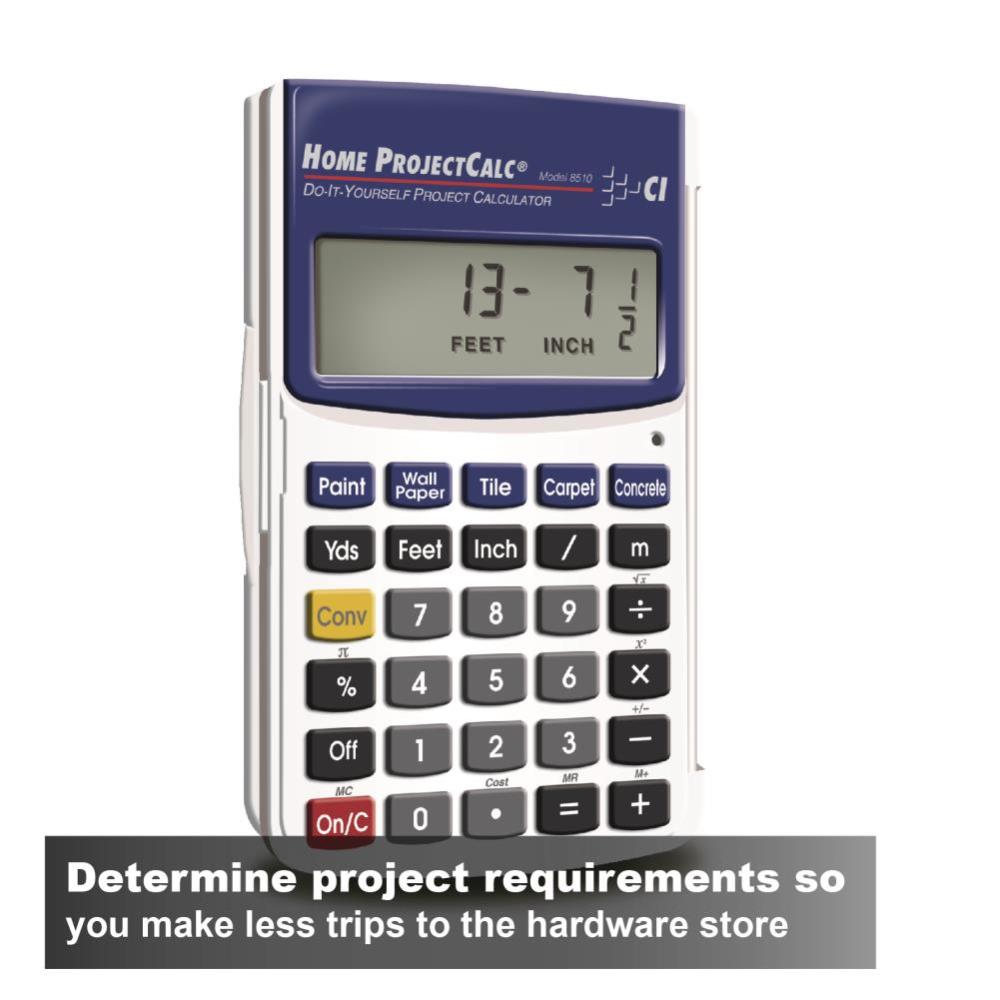Calculated Industries Home ProjectCalc Do-It-Yourself Project Calculator - Ascmtools