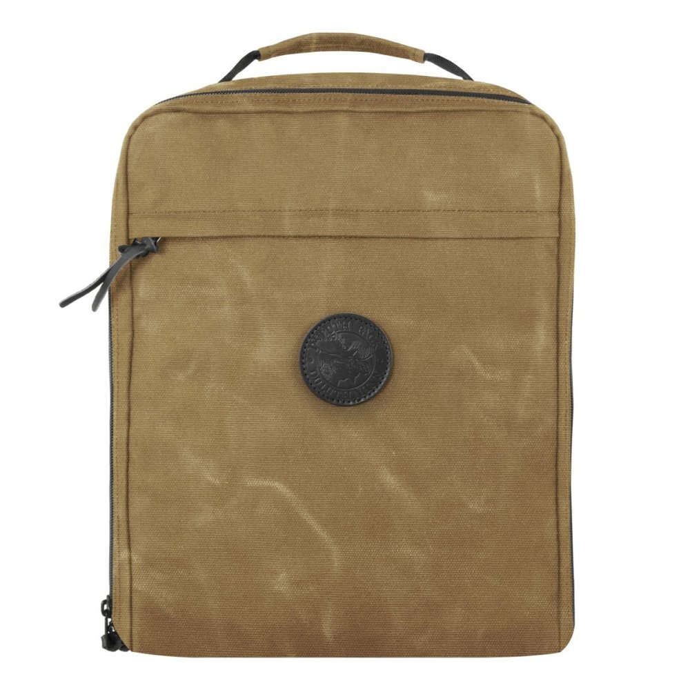 Duluth Pack 39 Liter Capacity Wax Khaki Duffel Pack Jet-Setter - Ascmtools
