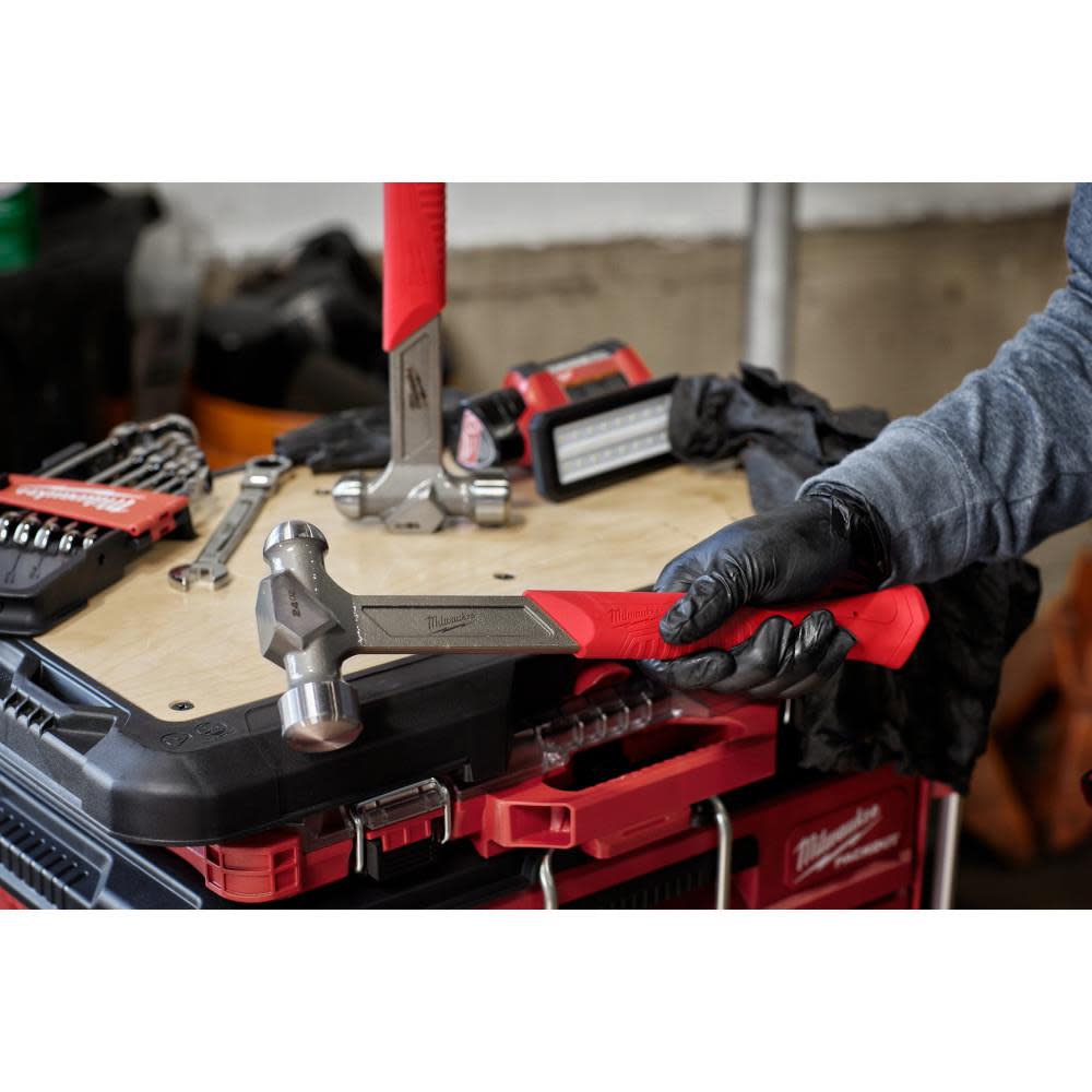 Milwaukee 16oz Steel Ball Peen Hammer - Ascmtools