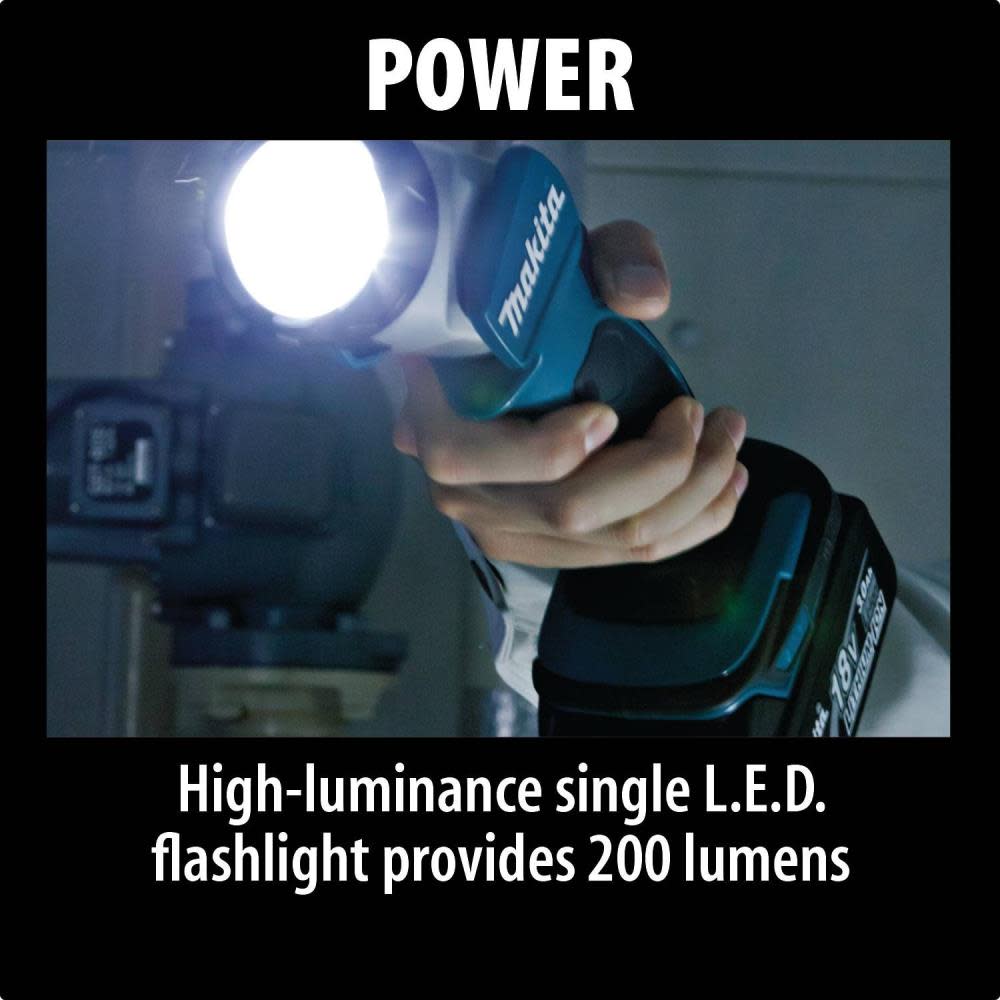 Makita 18V LXT Lithium-Ion Cordless L.E.D. Flashlight (Tool Only) - Ascmtools