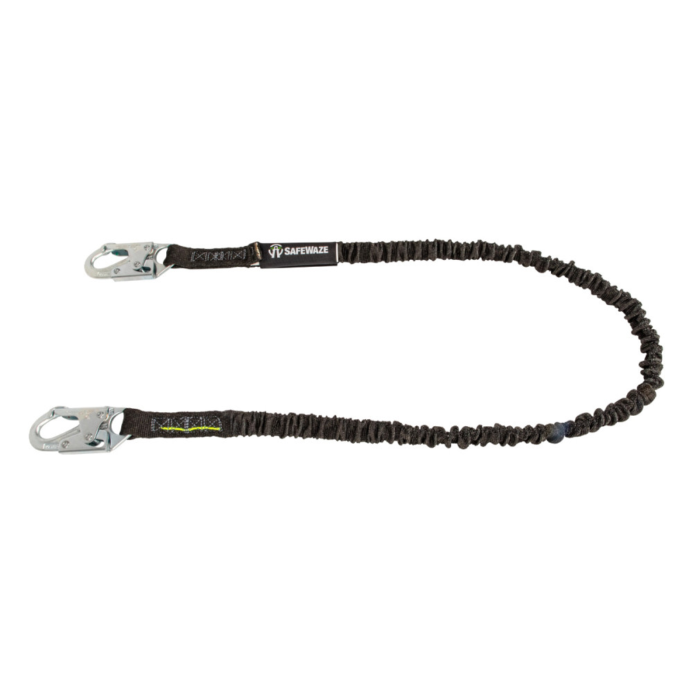 Safewaze Pro 6′ Single Leg Internal Energy Absorbing Lanyard - Ascmtools