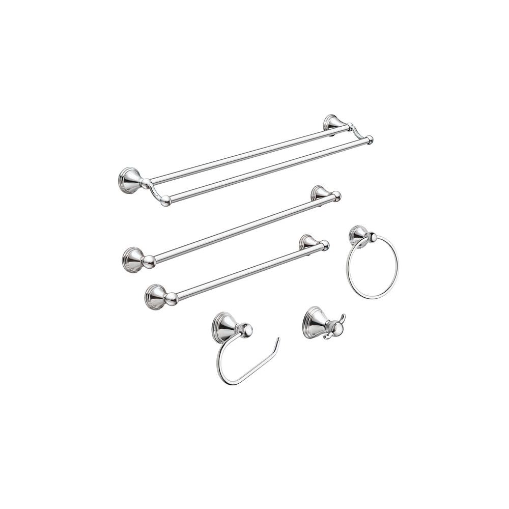 Moen Preston Towel Ring Chrome Die Cast Zinc - Ascmtools