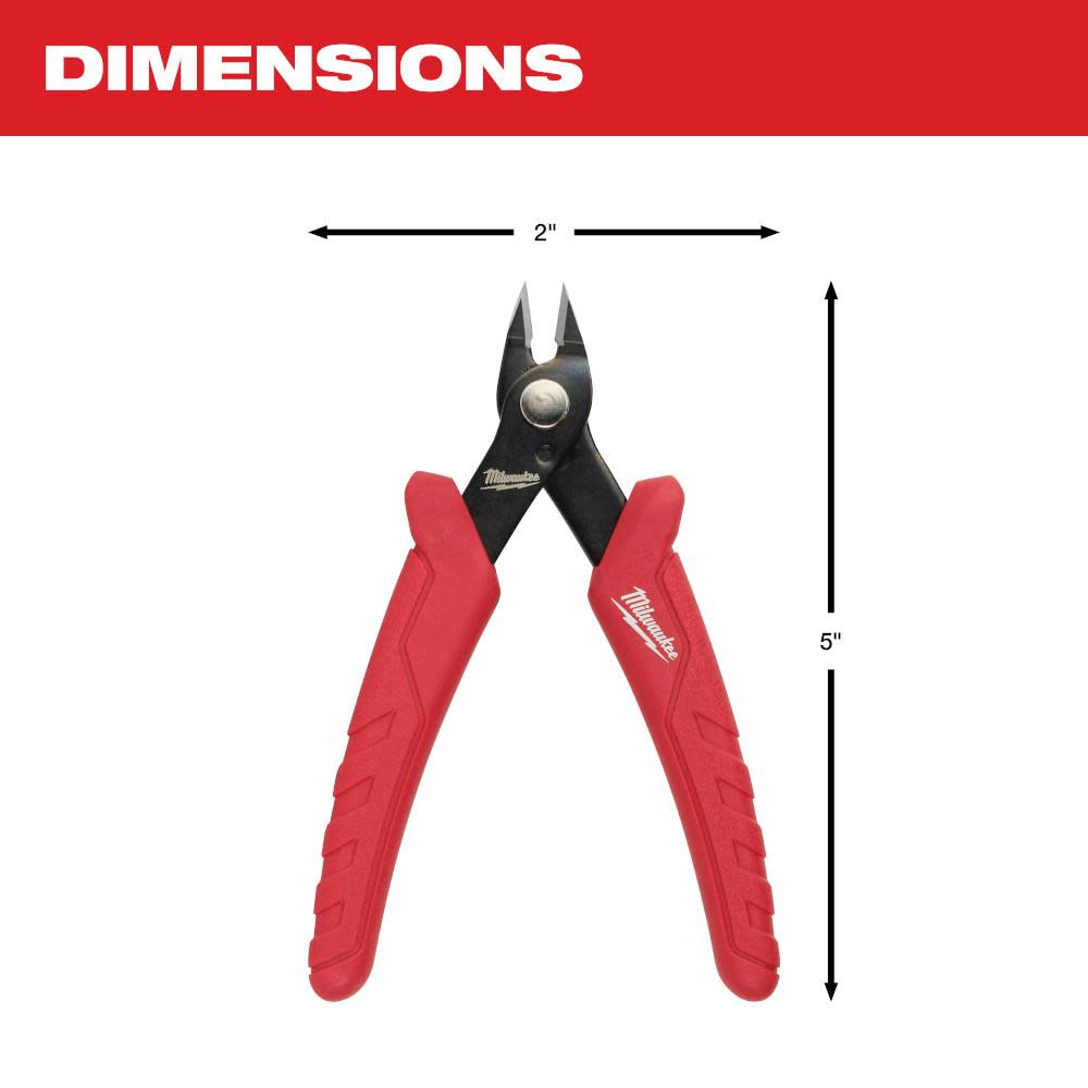 Milwaukee Mini Flush Cutters - Ascmtools