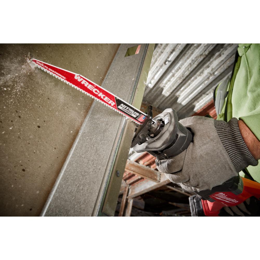 Milwaukee 6″ WRECKER with NITRUS CARBIDE 5Pk - Ascmtools