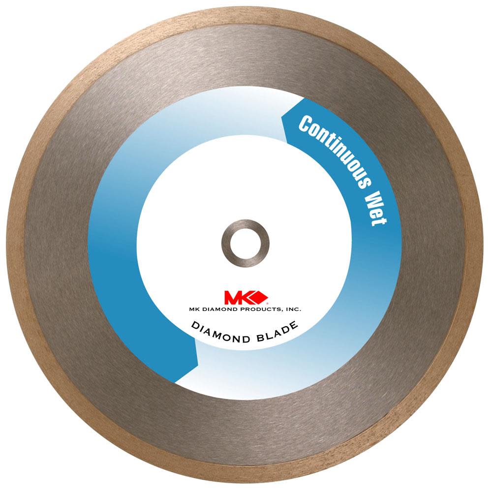 M K Diamond MK-415 10In Supreme Grade Diamond Blade for Porcelain & Vitreous Tile - Ascmtools