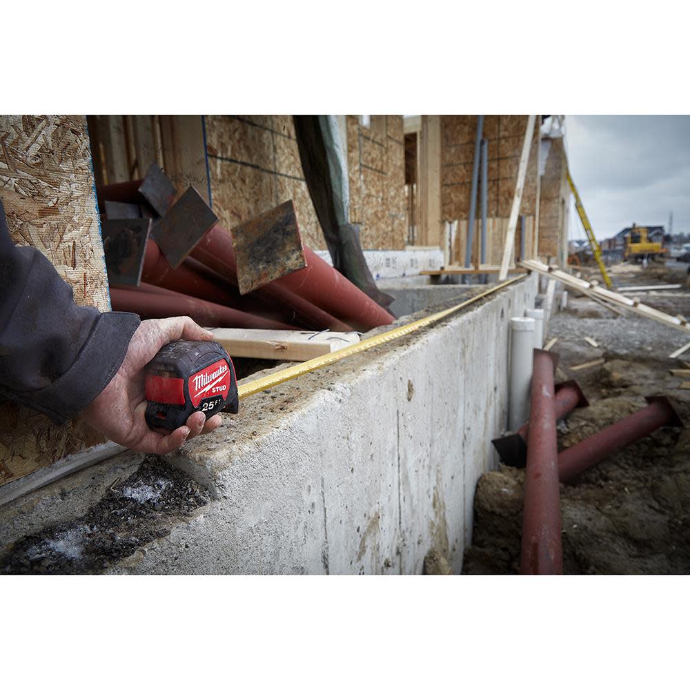 Milwaukee 5m/16ft Gen II STUD Tape Measure - Ascmtools