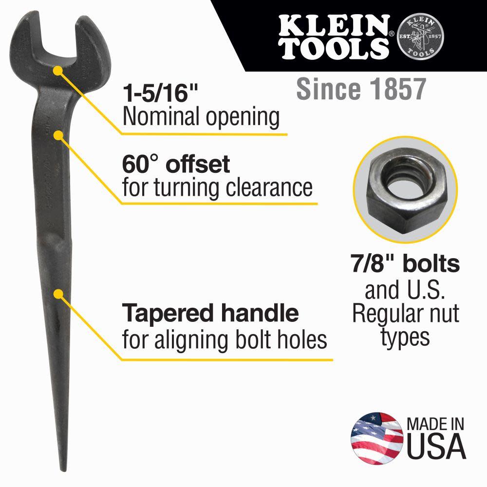 Klein Tools Spud Wrench 1-5/16″ US Reg Nut - Ascmtools