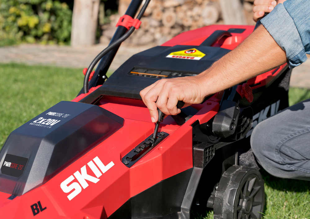 SKIL PWRCORE 20V Lawn Mower Kit 18″ - Ascmtools