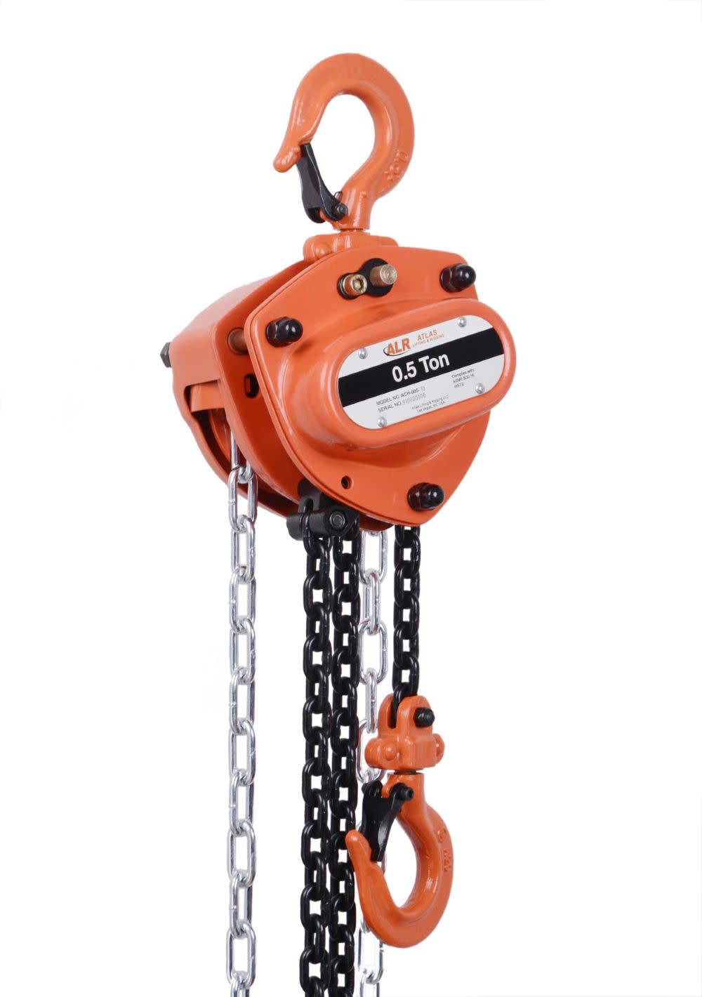 Atlas Lifting and Rigging Chain Hoist .5 Ton 1100 lbs 15′ Chain - Ascmtools