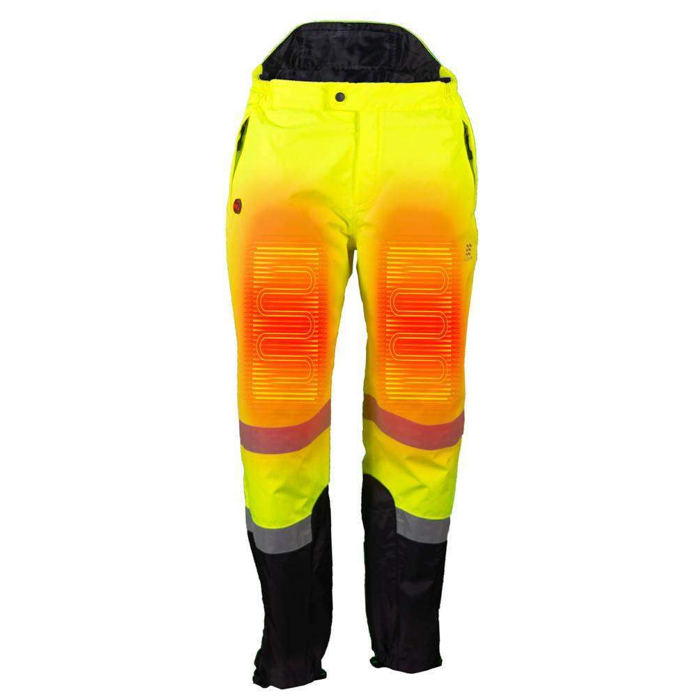 Mobile Warming 7.4V Heated Rain Pant Mens Hi-Vis Large - Ascmtools
