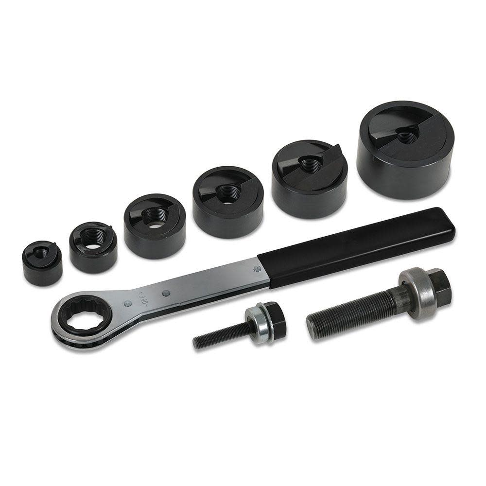Klein Tools Knockout Punch Set with Wrench - Ascmtools