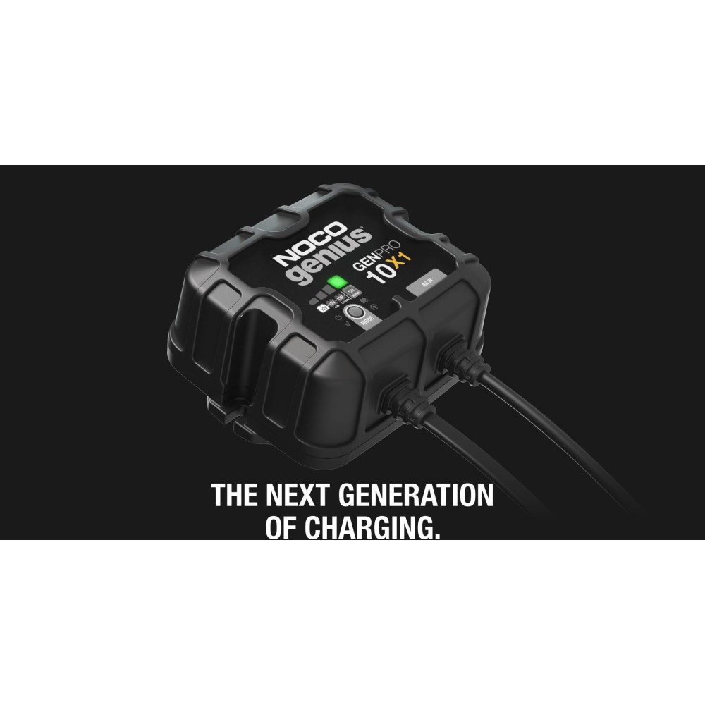 Noco Battery Charger 12V 10A Fully Automatic Waterproof On Board - Ascmtools