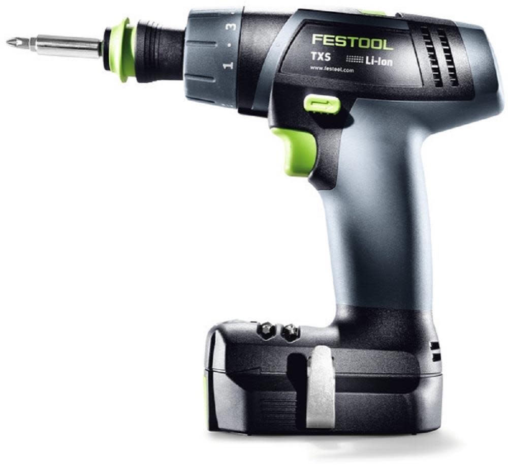 Festool Compact Drill TXS LI2.6 Plus – Cordless Basic Kit - Ascmtools