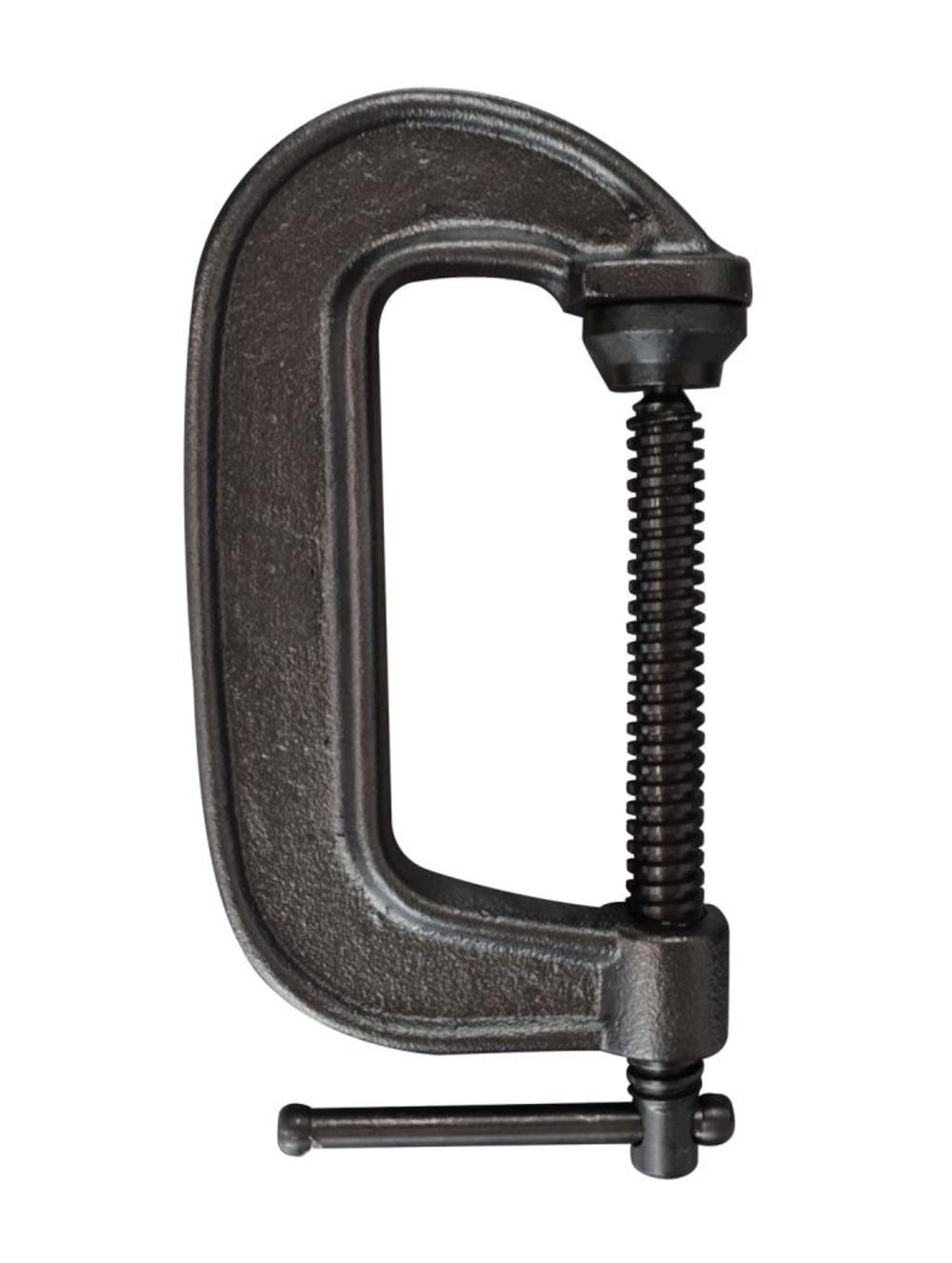 Ductile C-Clamp, 4 Inch Capacity, 2-1/16 Inch Throat Depth - Ascmtools