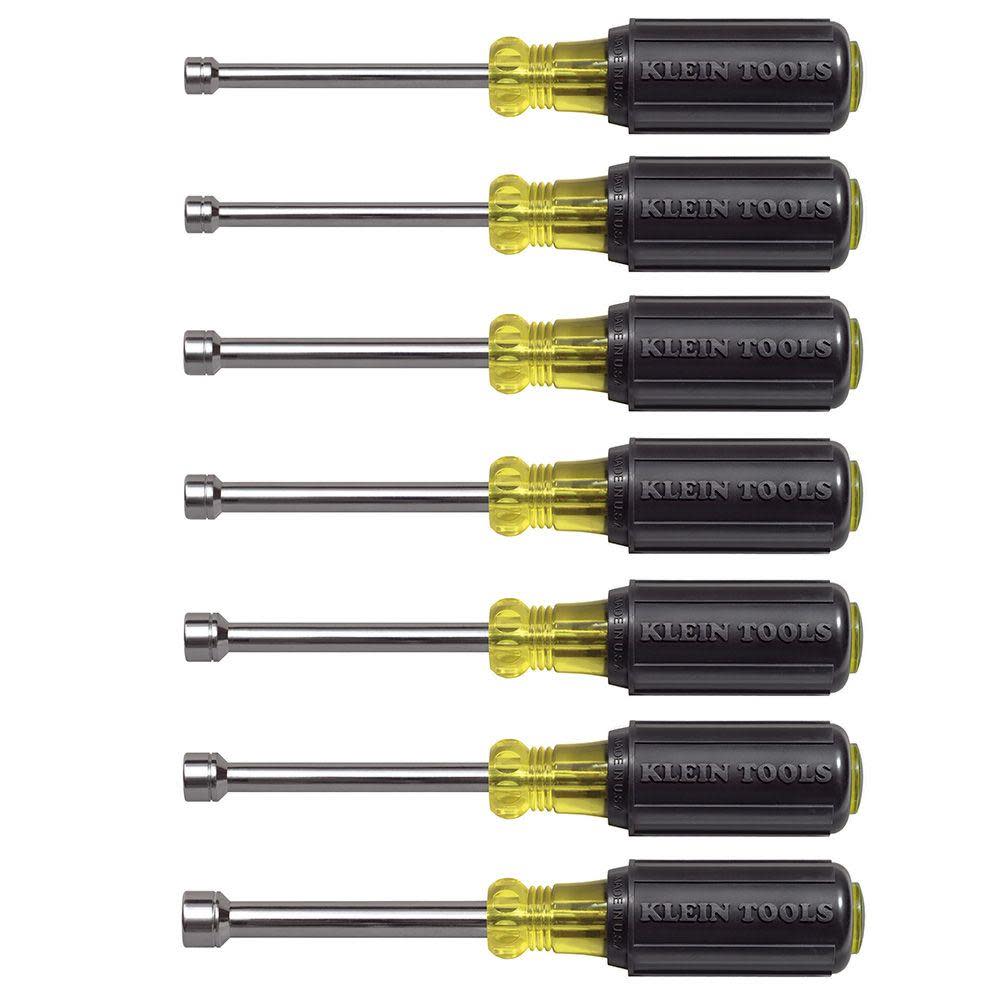 Klein Tools Metric Nut Driver Set 3″ Shaft 7 Pc - Ascmtools