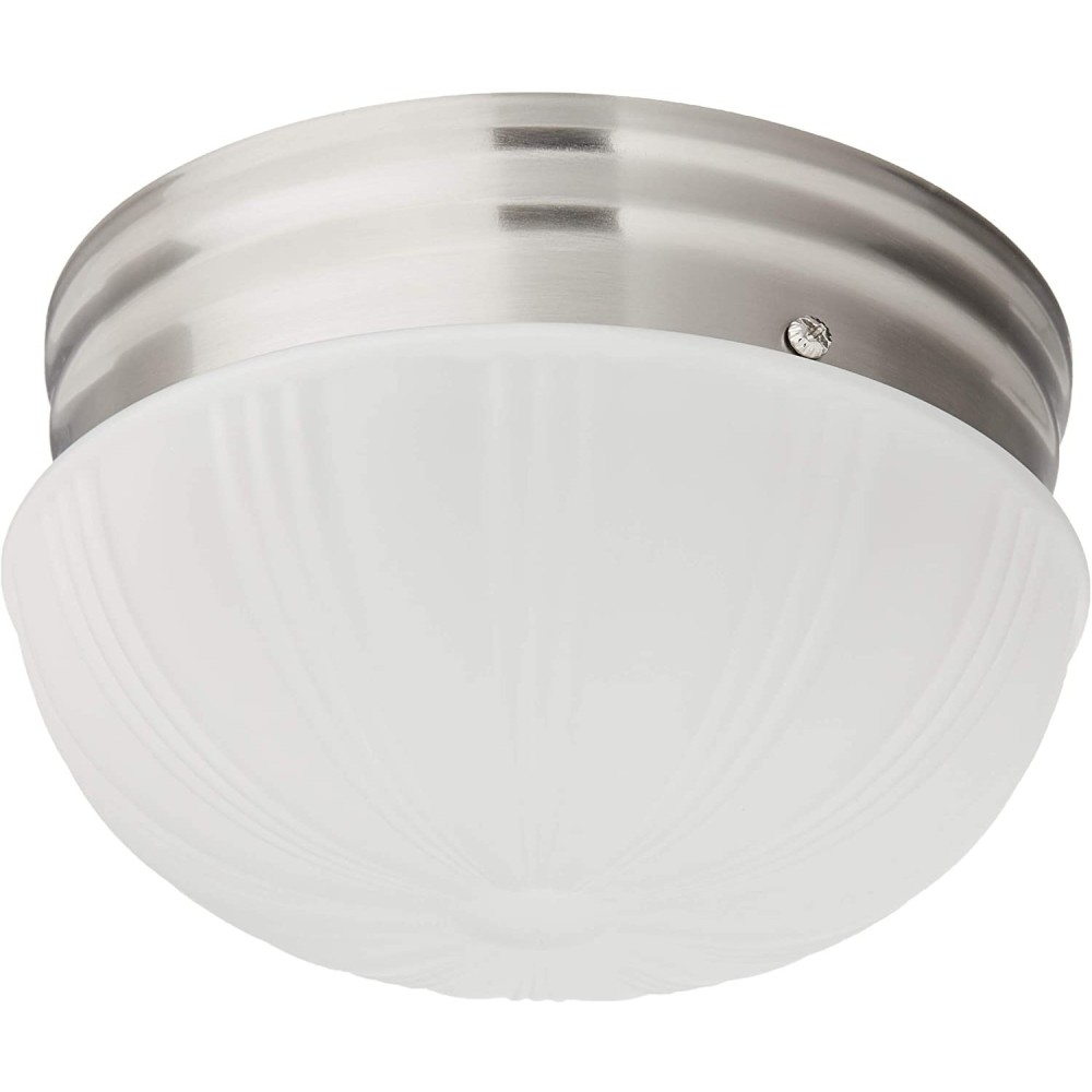 Westinghouse 6 7/8″ 10W Brushed Nickel LED Flush Light Fixture - Ascmtools