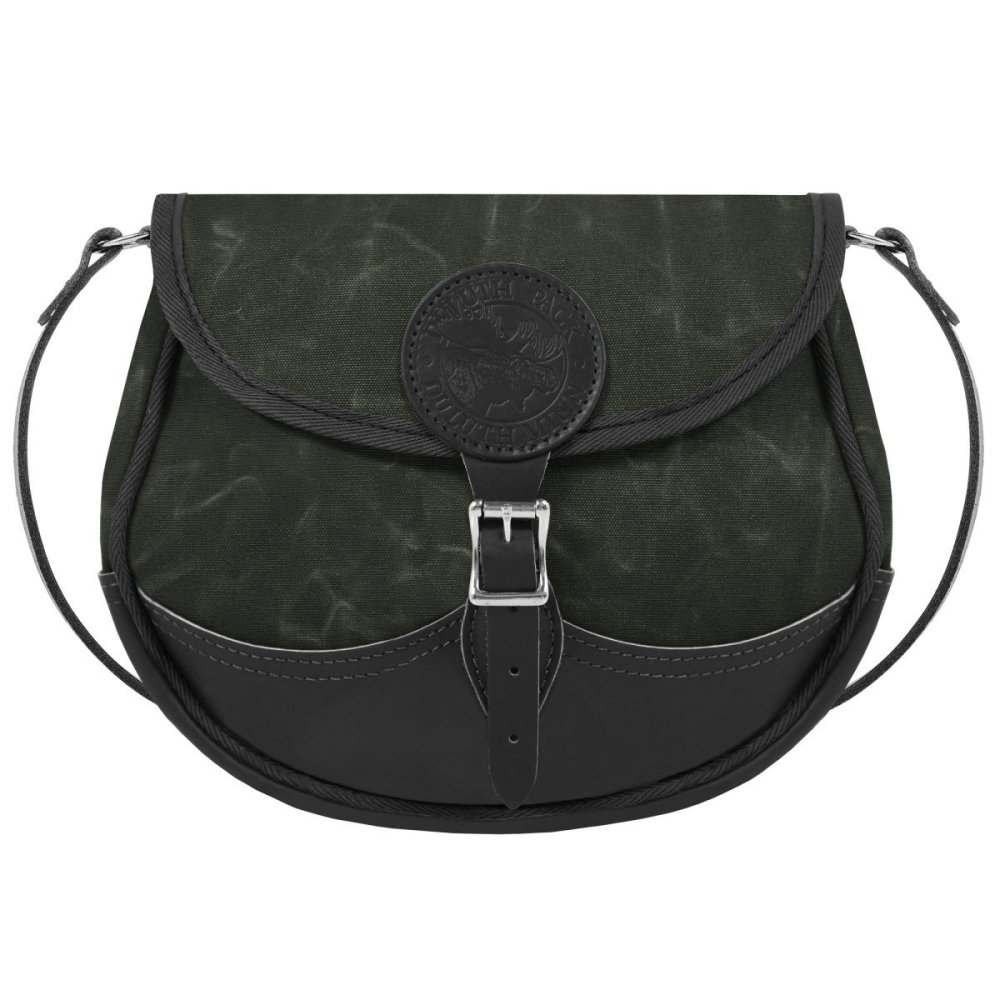 Duluth Pack 3 Liters Capacity Waxed Olive Drab Medium Deluxe Shell Purse - Ascmtools