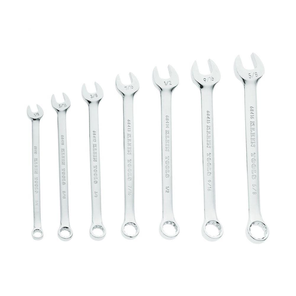 Klein Tools 7 Piece Combination Wrench Set - Ascmtools