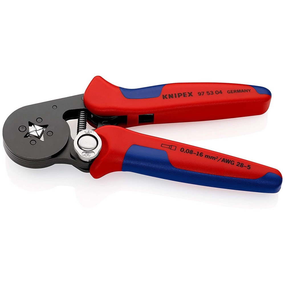Knipex Crimping Pliers Self Adjusting for Wire Ferrules 180mm - Ascmtools
