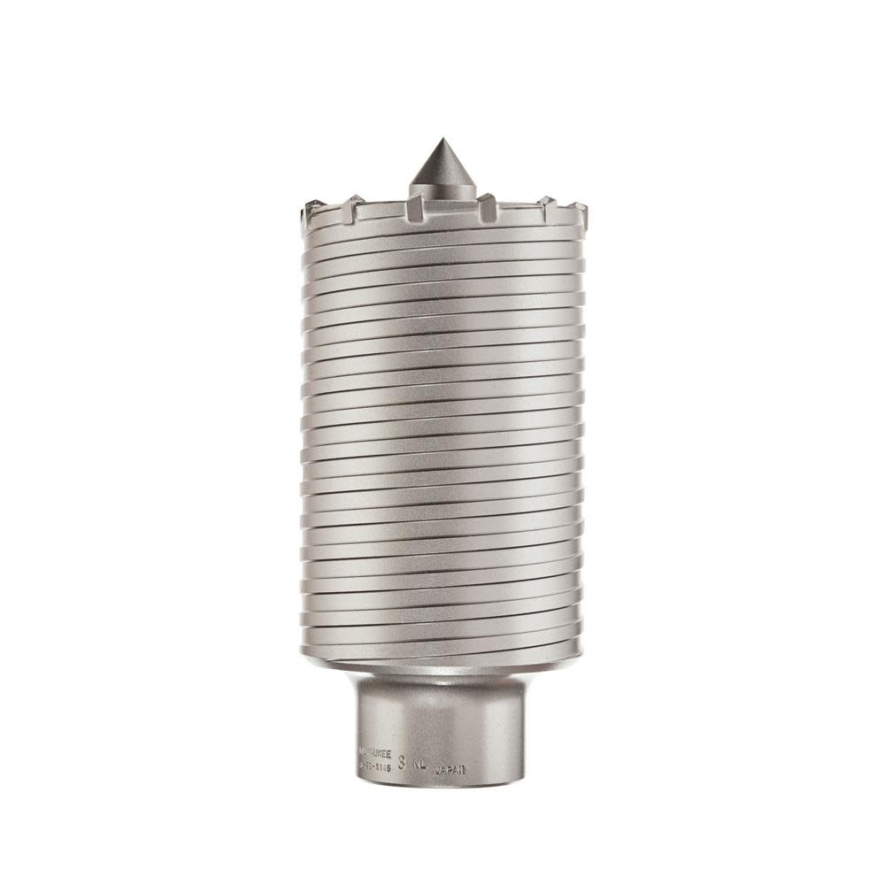 Milwaukee SDS-Max and Spline Thick Wall Carbide Tipped Core Bit 2 in. - Ascmtools