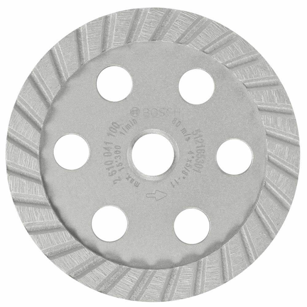 Bosch 4 In. Turbo Diamond Cup Wheel - Ascmtools
