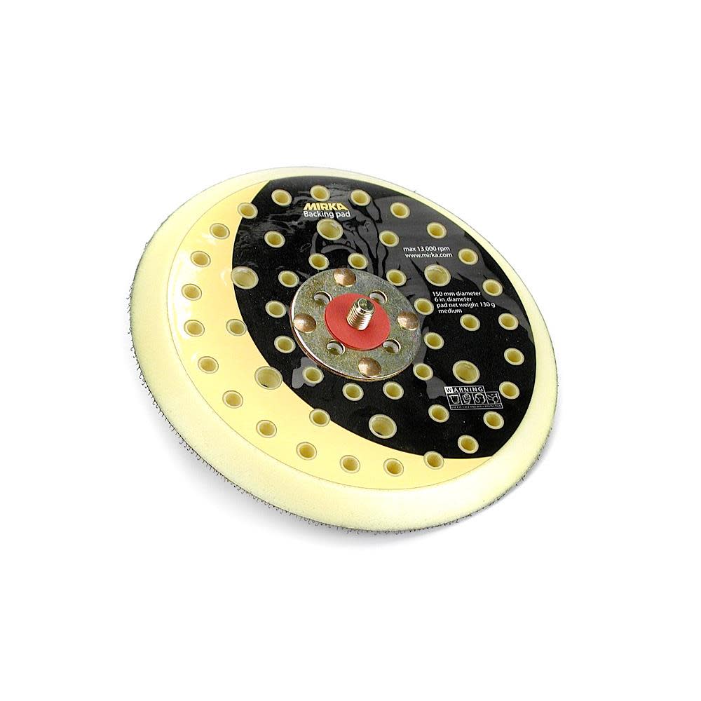 Mirka 6 In. 51 Hole Grip Faced Abranet Vacuum Pad - Ascmtools