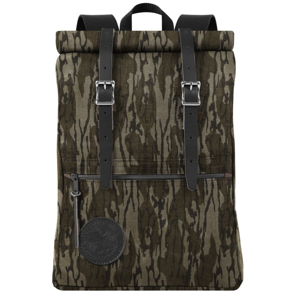 Duluth Pack 13 Liter Capacity Mossy Oak Bottomland Roll Top Scout Pack - Ascmtools