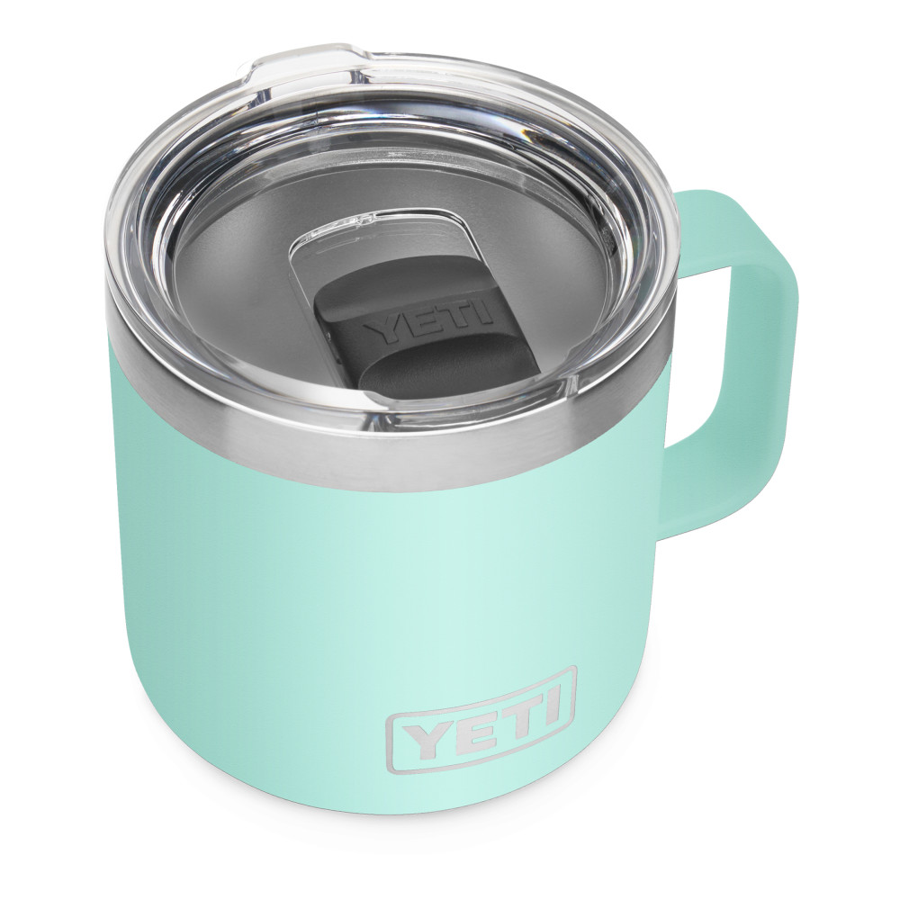 Yeti Rambler Mug with MagSlider Lid 14oz Seafoam - Ascmtools