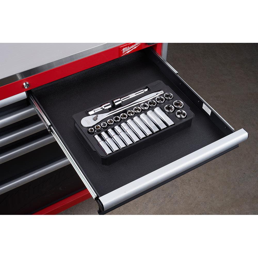 Milwaukee 28 pc. 1/2 in. Socket Wrench Set (Metric) - Ascmtools