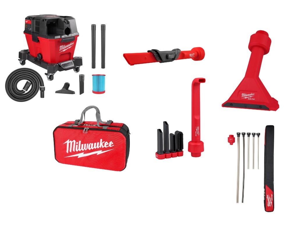 Milwaukee M18 Wet/Dry Vacuum Bare Tool Mechanical/ Plumbing Bundle - Ascmtools