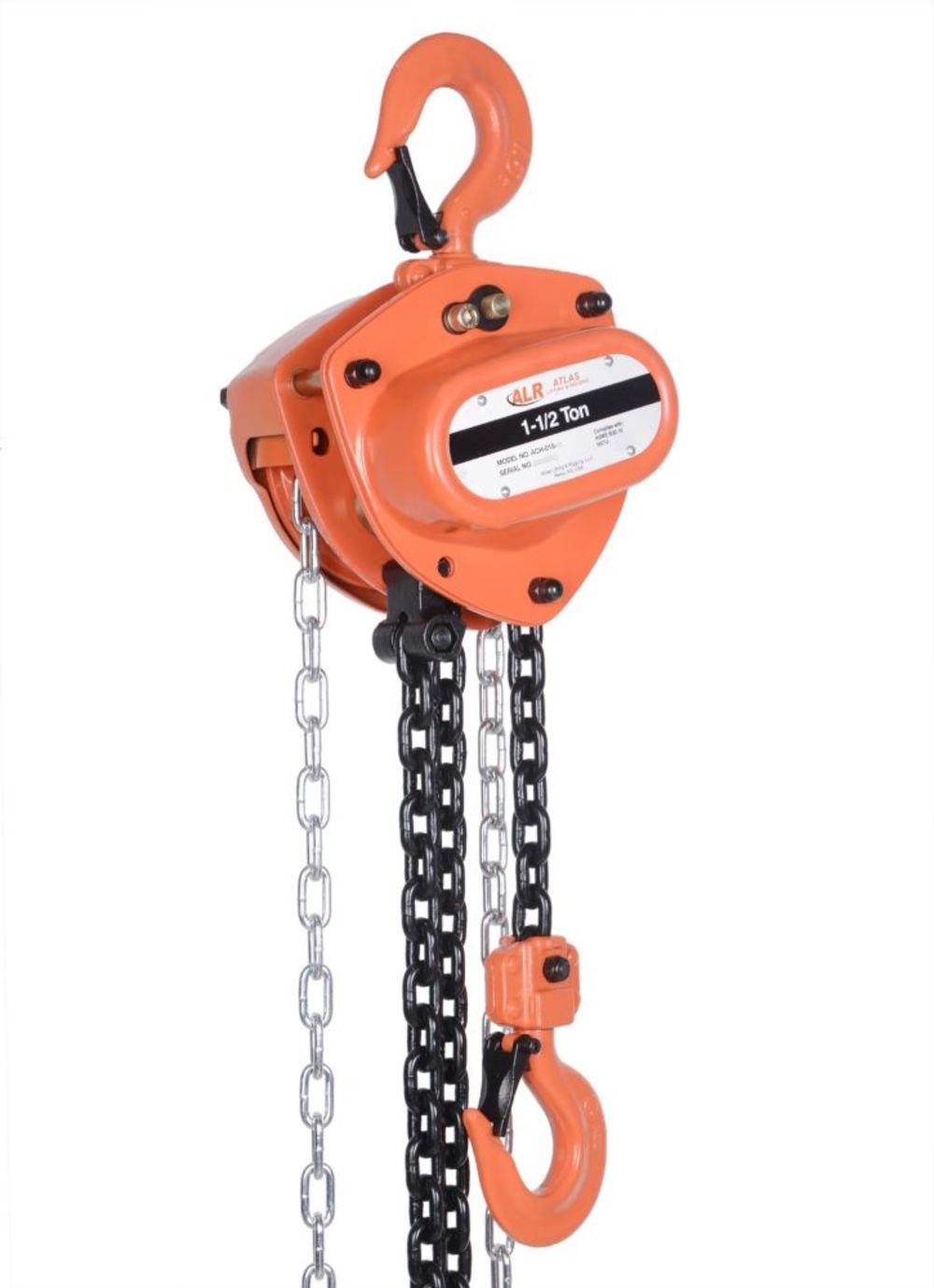 Atlas Lifting and Rigging Chain Hoist 1.5 Ton 3300 lbs 30′ Chain - Ascmtools