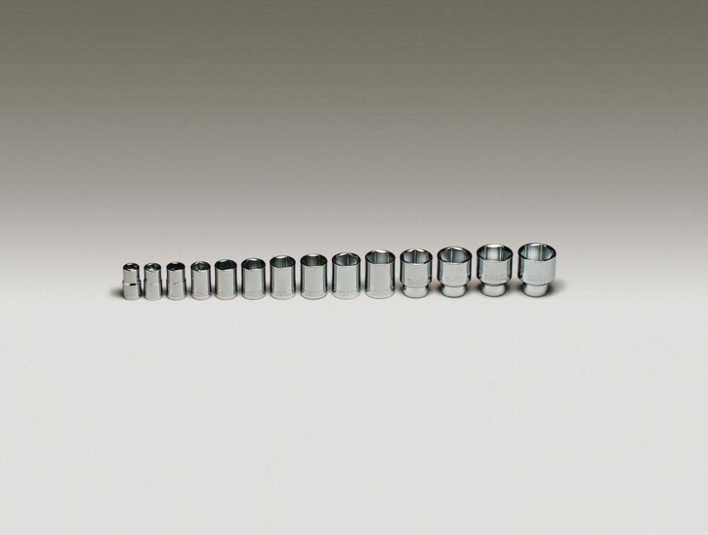 Wright Tool 1/2 In. Drive 14 pc. 6 pt Socket Set - Ascmtools