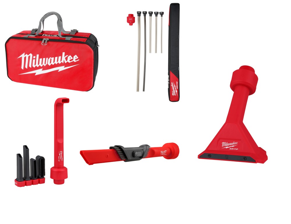 Milwaukee M12 AIR-TIP Vacuum Tool Accessories Mechanical & Plumbing Bundle - Ascmtools