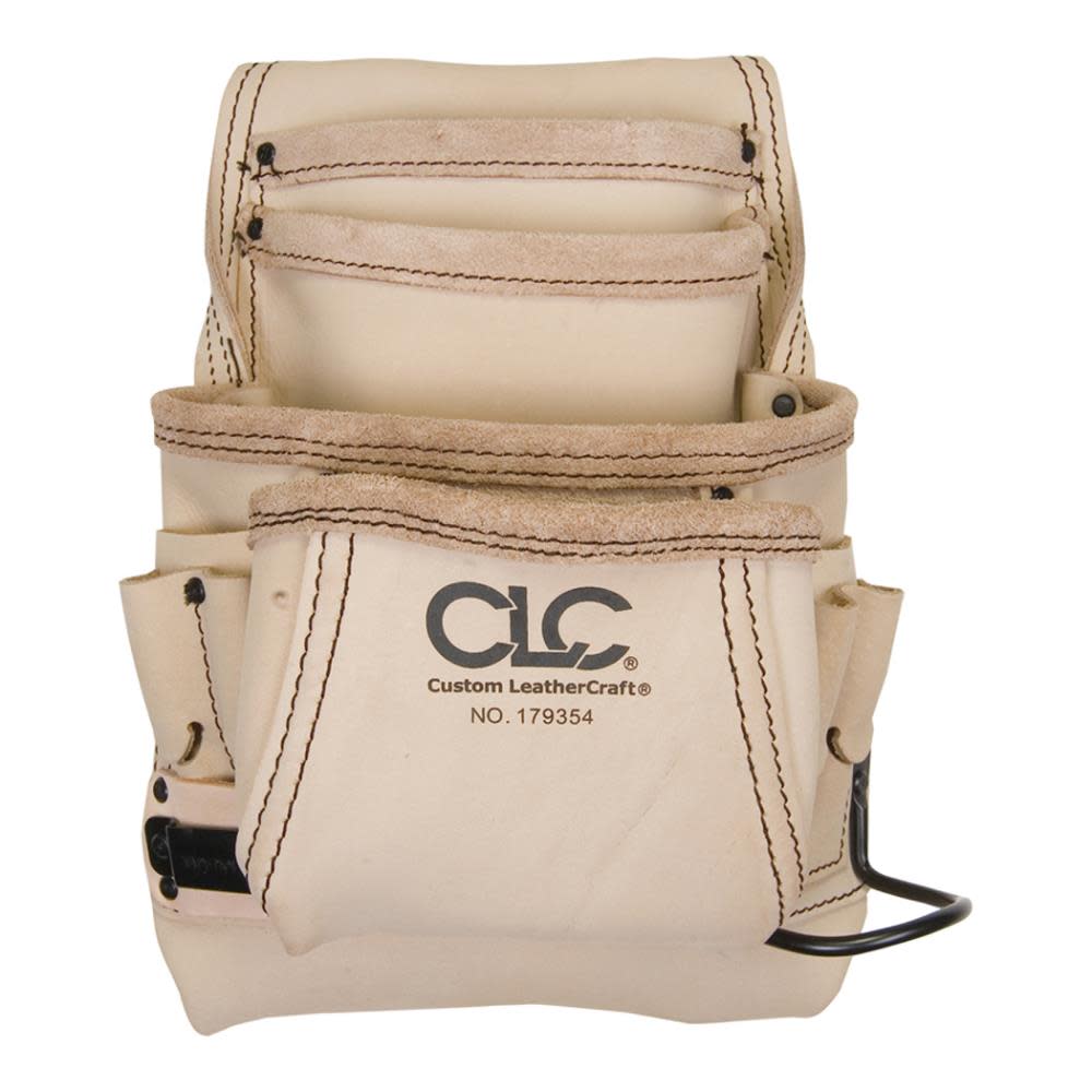 CLC 10 Pocket Carpenter’s Nail & Tool Bag - Ascmtools